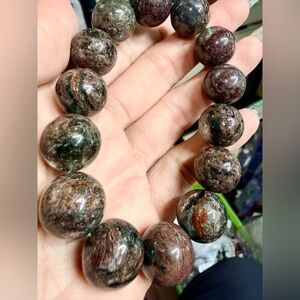 16MM Phantom Quartz Bracelet – Rare Ghost Inclusions